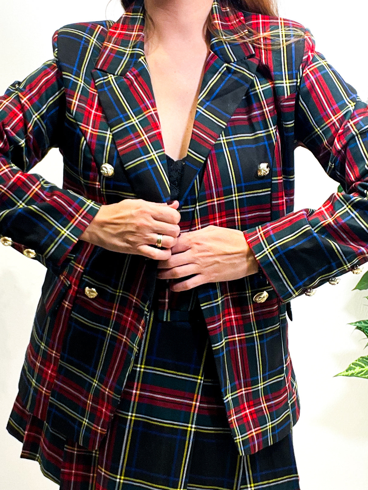 Giacca Tartan