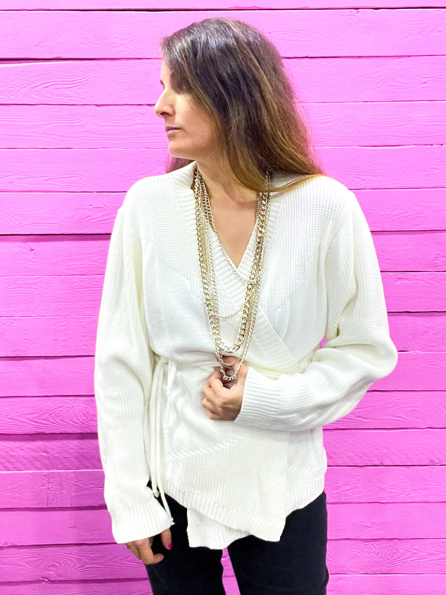 Cardigan Intreccio W