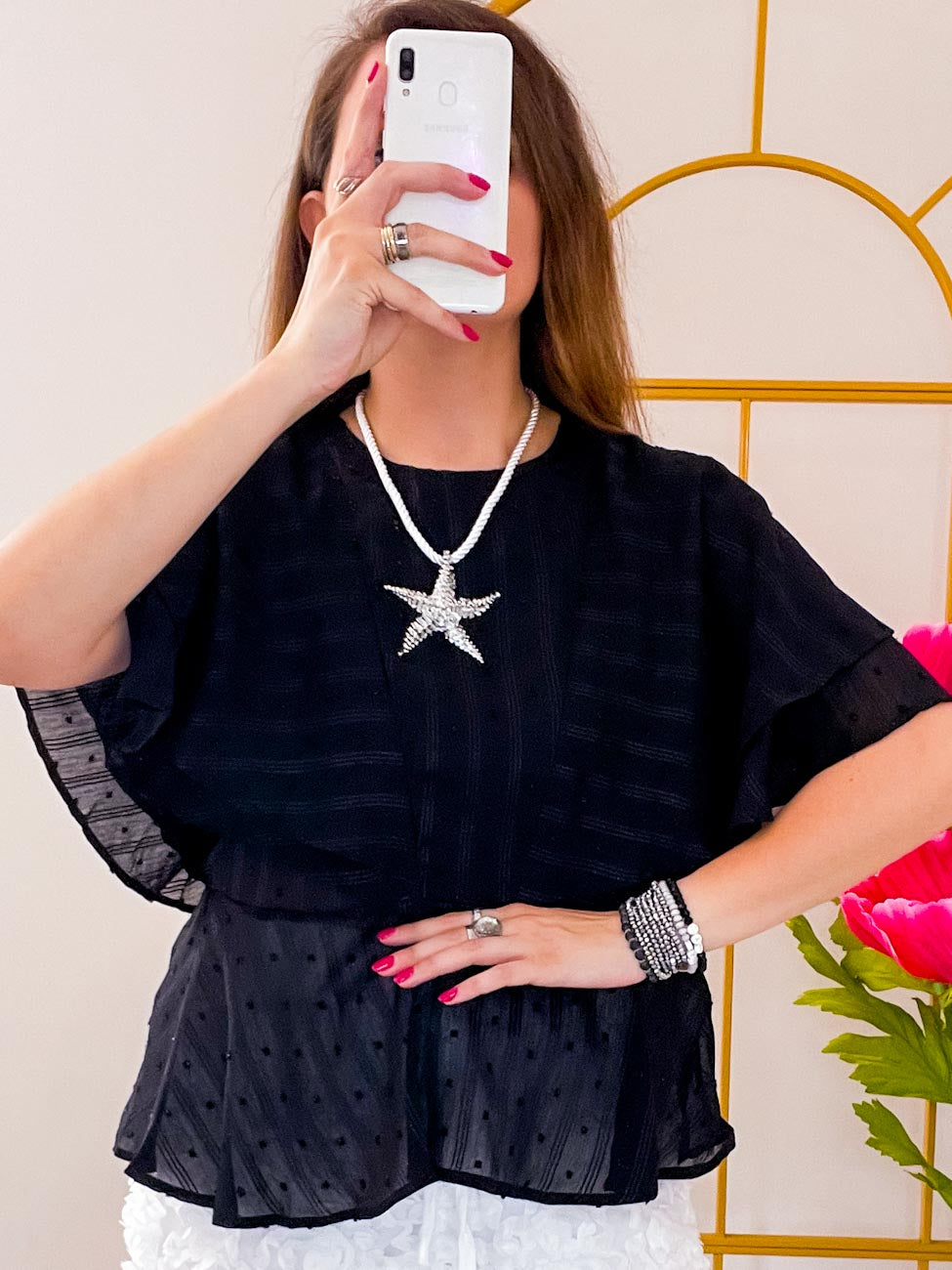 Camicia 2 Volants N