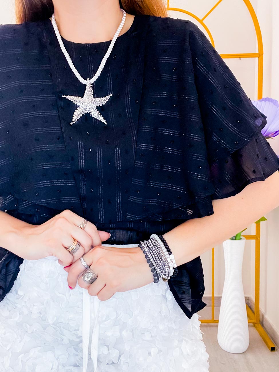 Camicia 2 Volants N