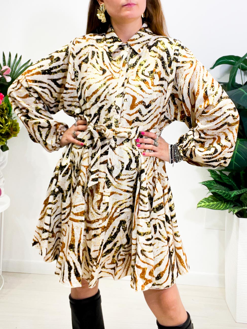 Chemisier Savana Gold
