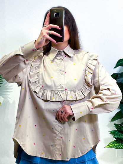 Camicia Cuori Color
