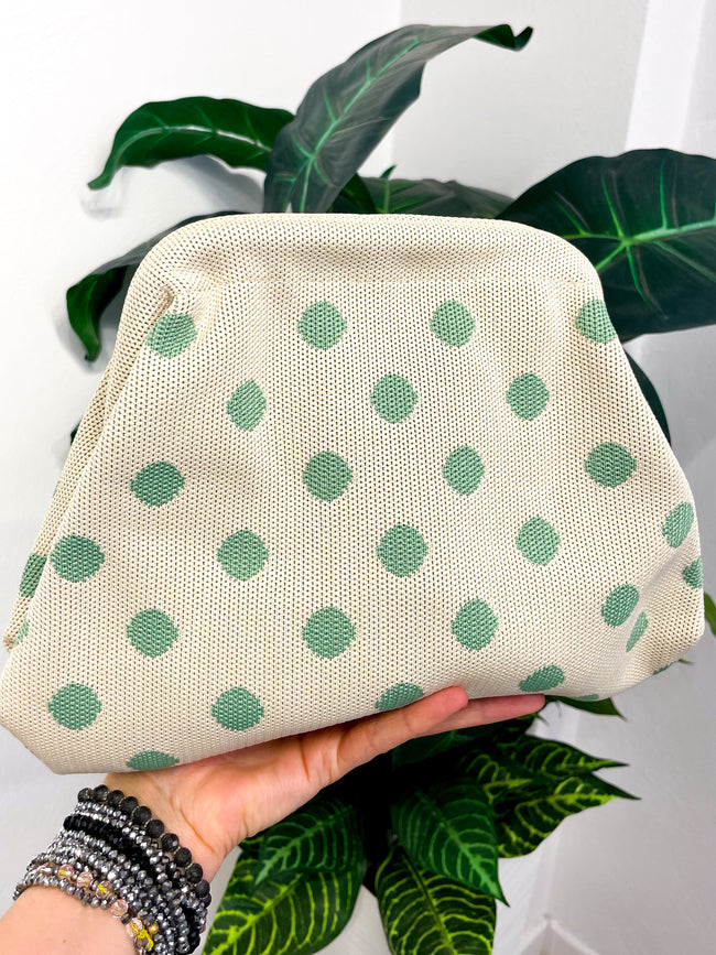 Borsa Pois Verde