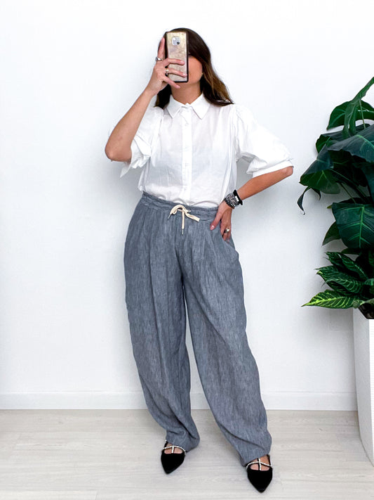 Pantalone Balloon Melange G