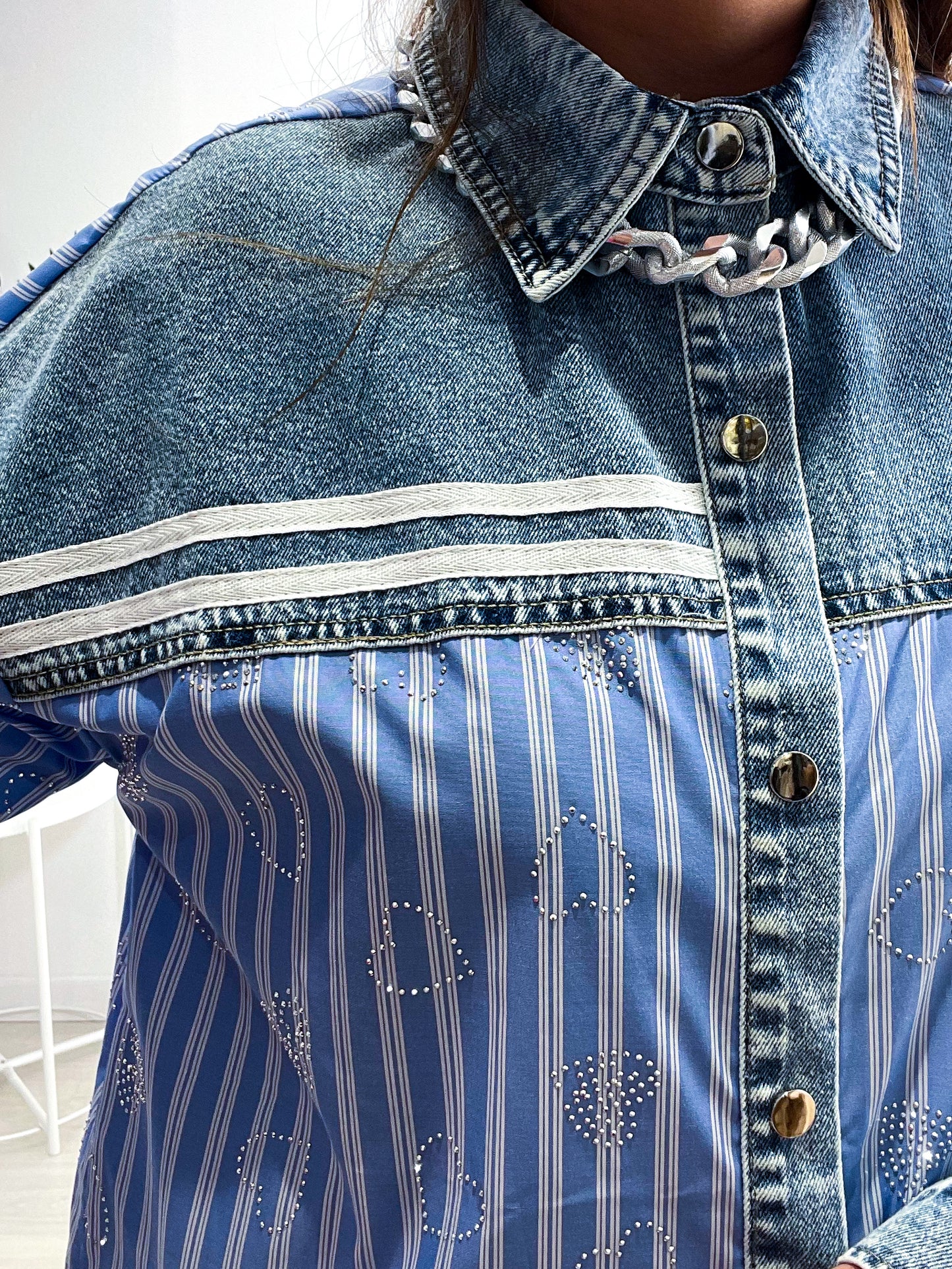 Camicia Denim Stripe
