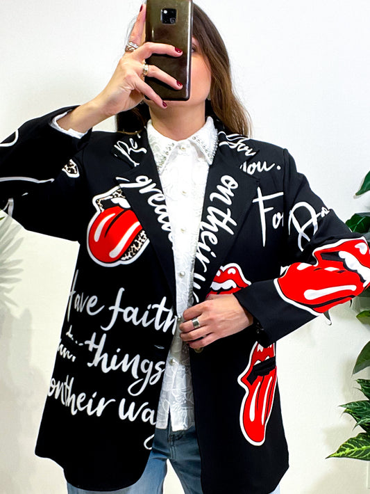 Giacca Cartoon Bocca.