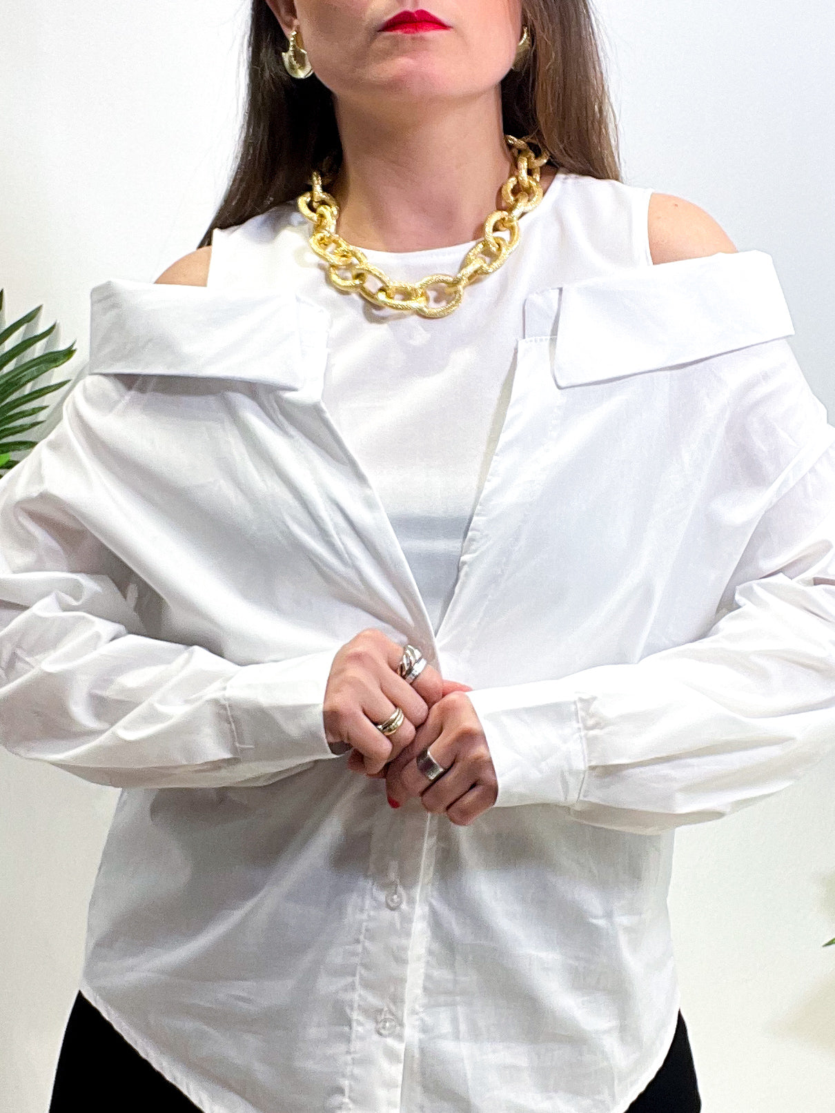 Camicia Scollo Ampio B