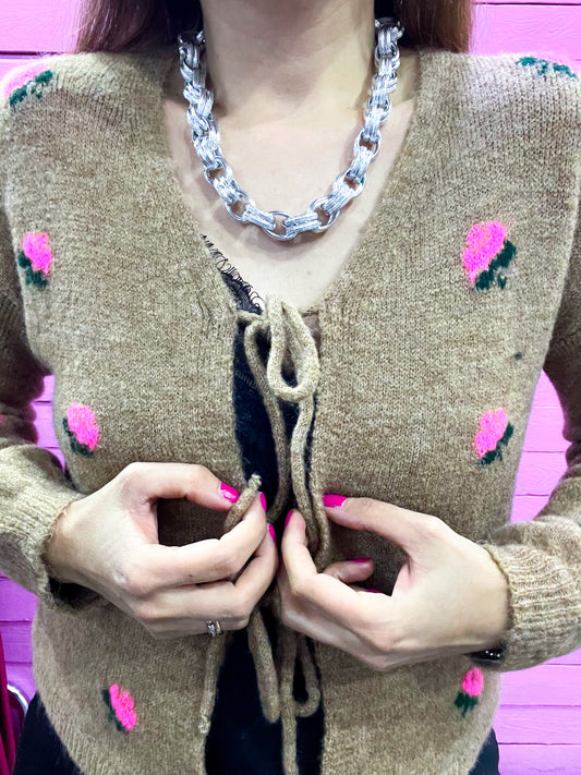 Cardigan Fiori B