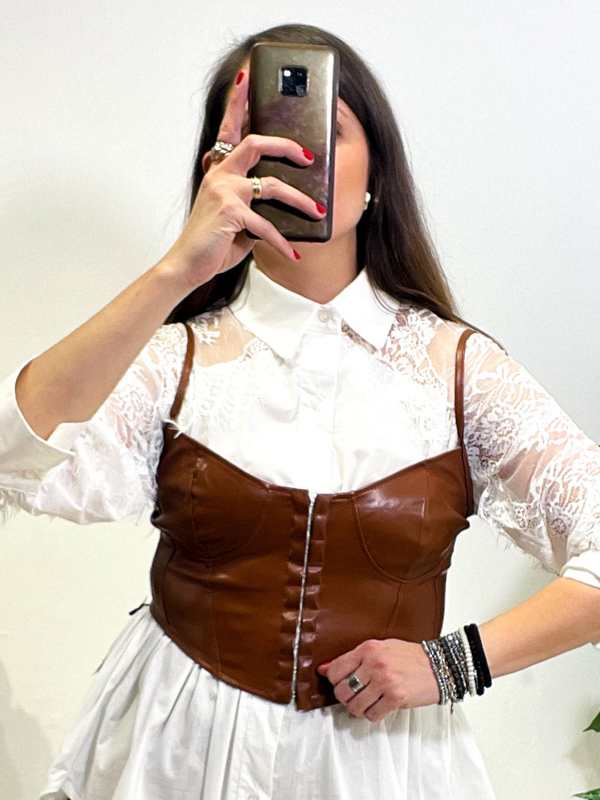 Corsetto Ecopelle