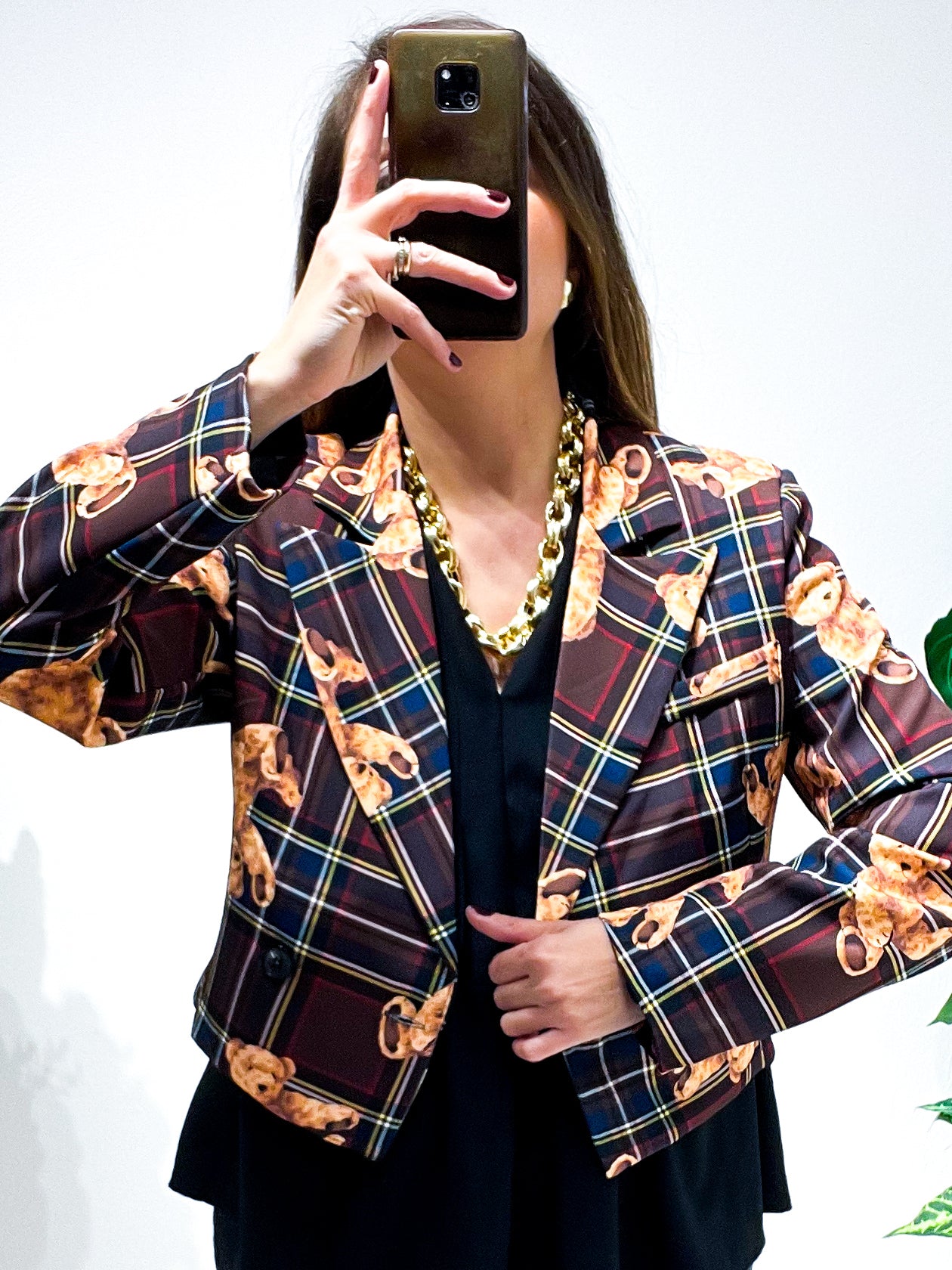 Giacca Tartan Teddy M