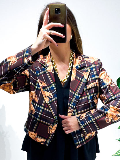 Giacca Tartan Teddy M