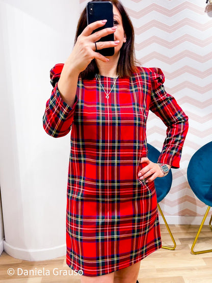 Abito Tartan Sbuffo R