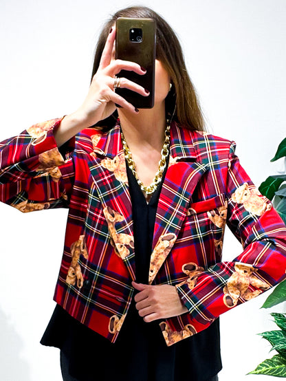 Giacca Tartan Teddy