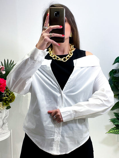Camicia Scollo Ampio N