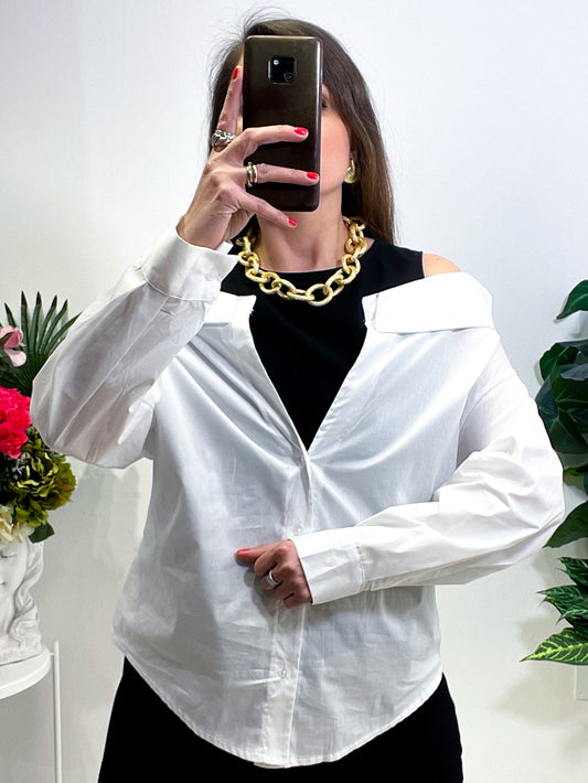 Camicia Scollo Ampio N