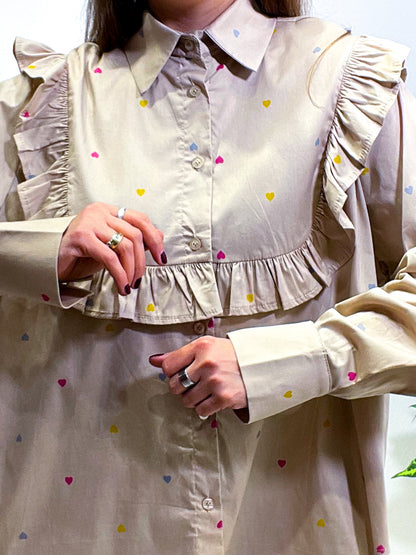 Camicia Cuori Color