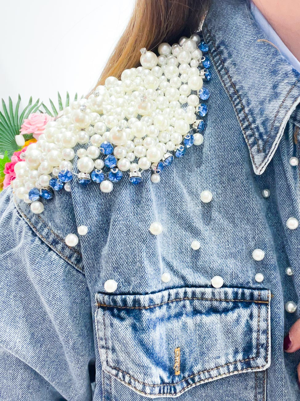 Camicia Perle Denim