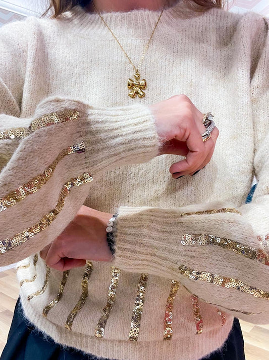 Maglione Paillettes