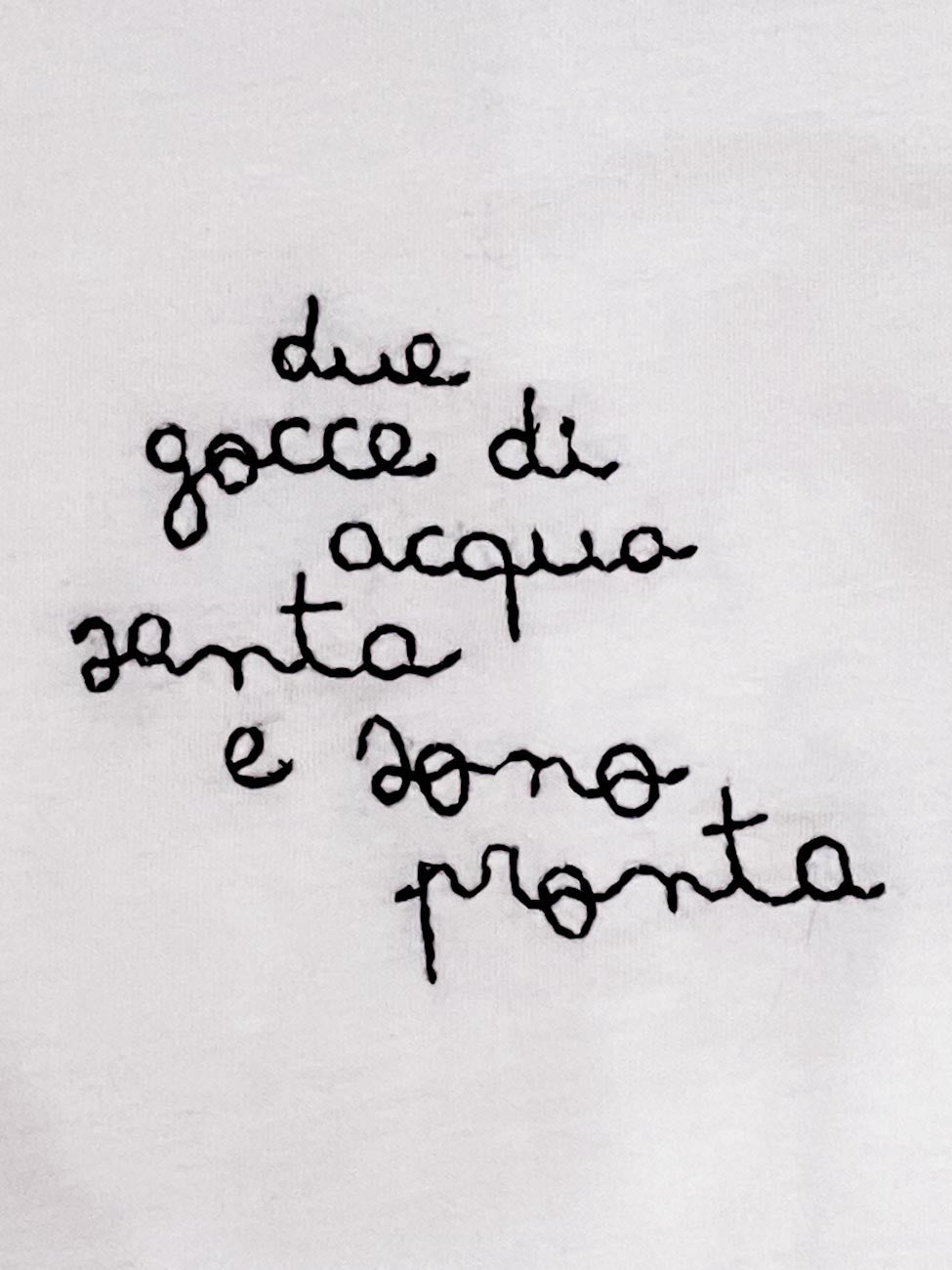 Tshirts Acqua Santa