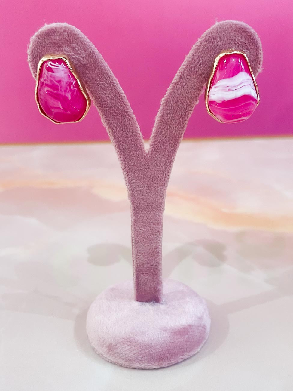 Orecchini Magenta