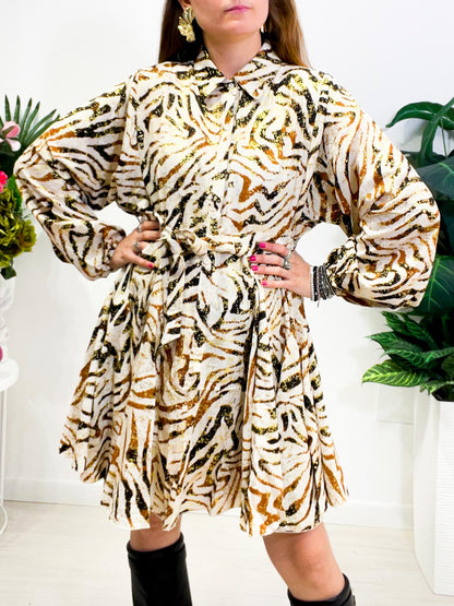Chemisier Savana Gold