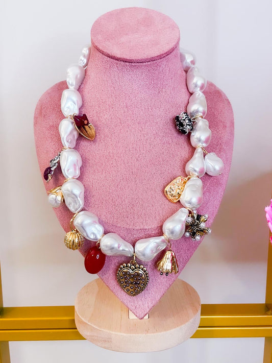 Collana Perle Charms