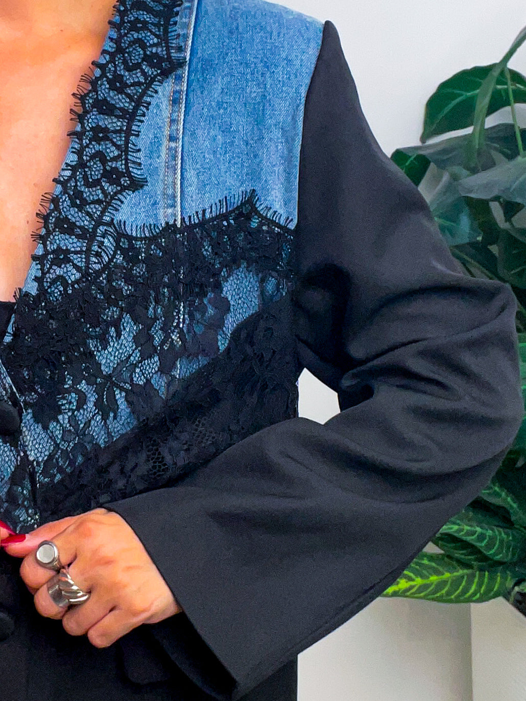 Giacca Denim Lace
