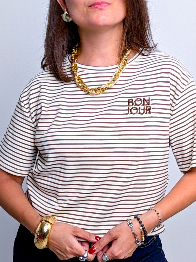 T-shirt Bonjour BM
