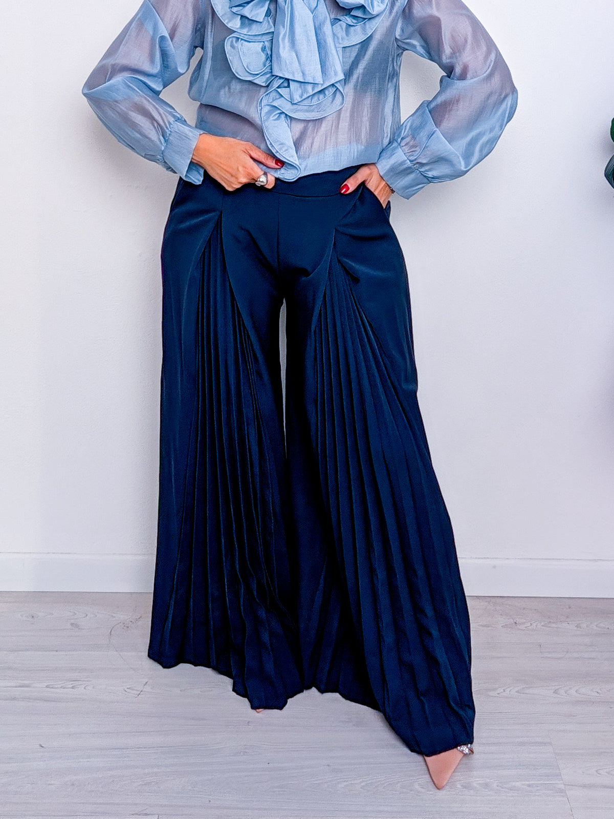 Pantalone Plisse B