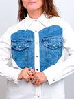 Camicia Cuore Denim W