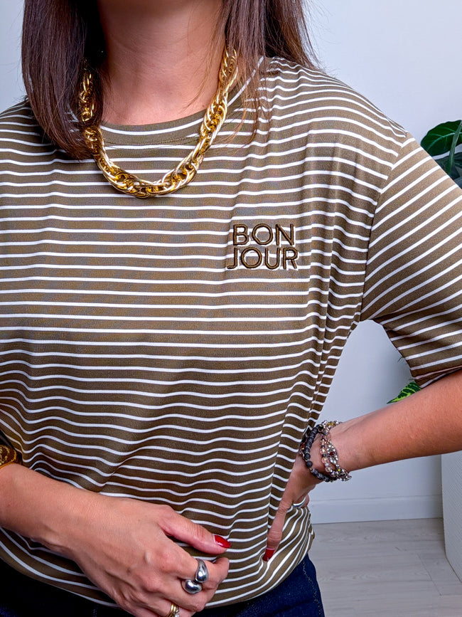T-shirt Bonjour VF