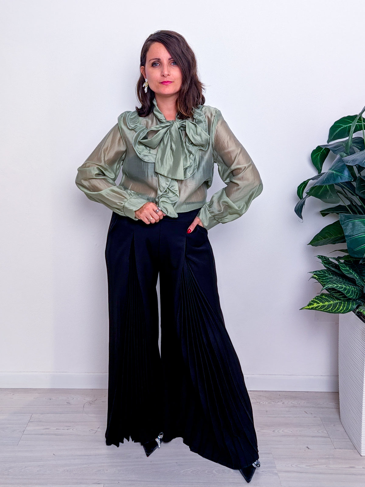 Pantalone Plisse N