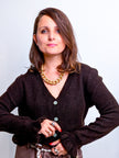 Cardigan Ruches M